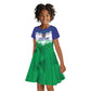 Personalised Lesotho Independence Day Kid Short Sleeve Dress Naha ea Lesotho Proud