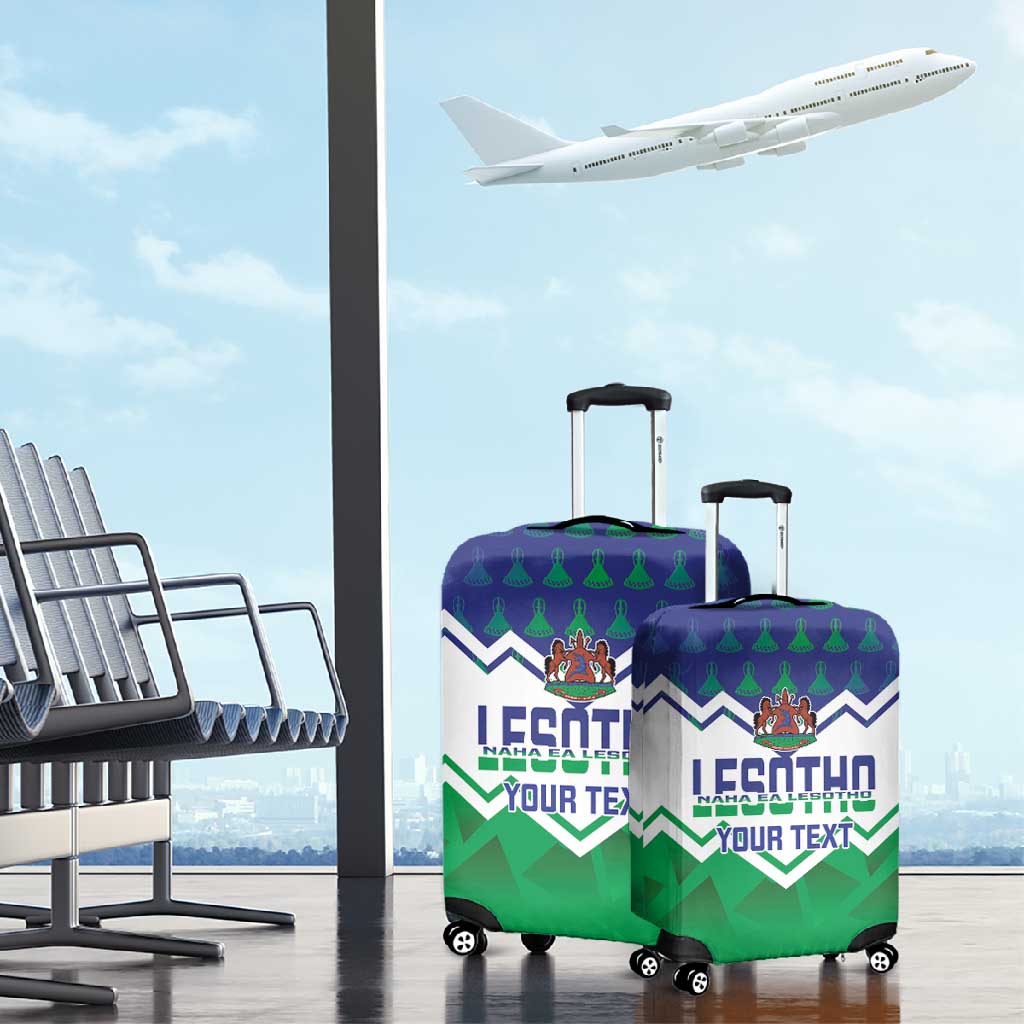 Personalised Lesotho Independence Day Luggage Cover Naha ea Lesotho Proud
