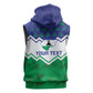 Personalised Lesotho Independence Day Sleeveless Zip Hoodie Naha ea Lesotho Proud - African Pride
