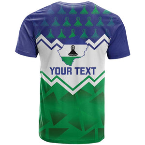 Personalised Lesotho Independence Day T shirt Naha ea Lesotho Proud