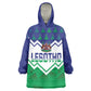 Personalised Lesotho Independence Day Wearable Blanket Hoodie Naha ea Lesotho Proud