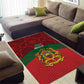 Afro Morocco Independence Day Area Rug 1956 Proud Islamic Pattern - African Pride