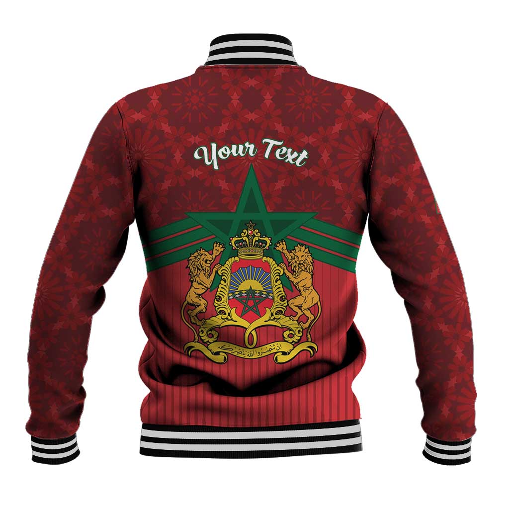 Personalized Afro Morocco Independence Day Baseball Jacket 1956 Proud Islamic Pattern - African Pride