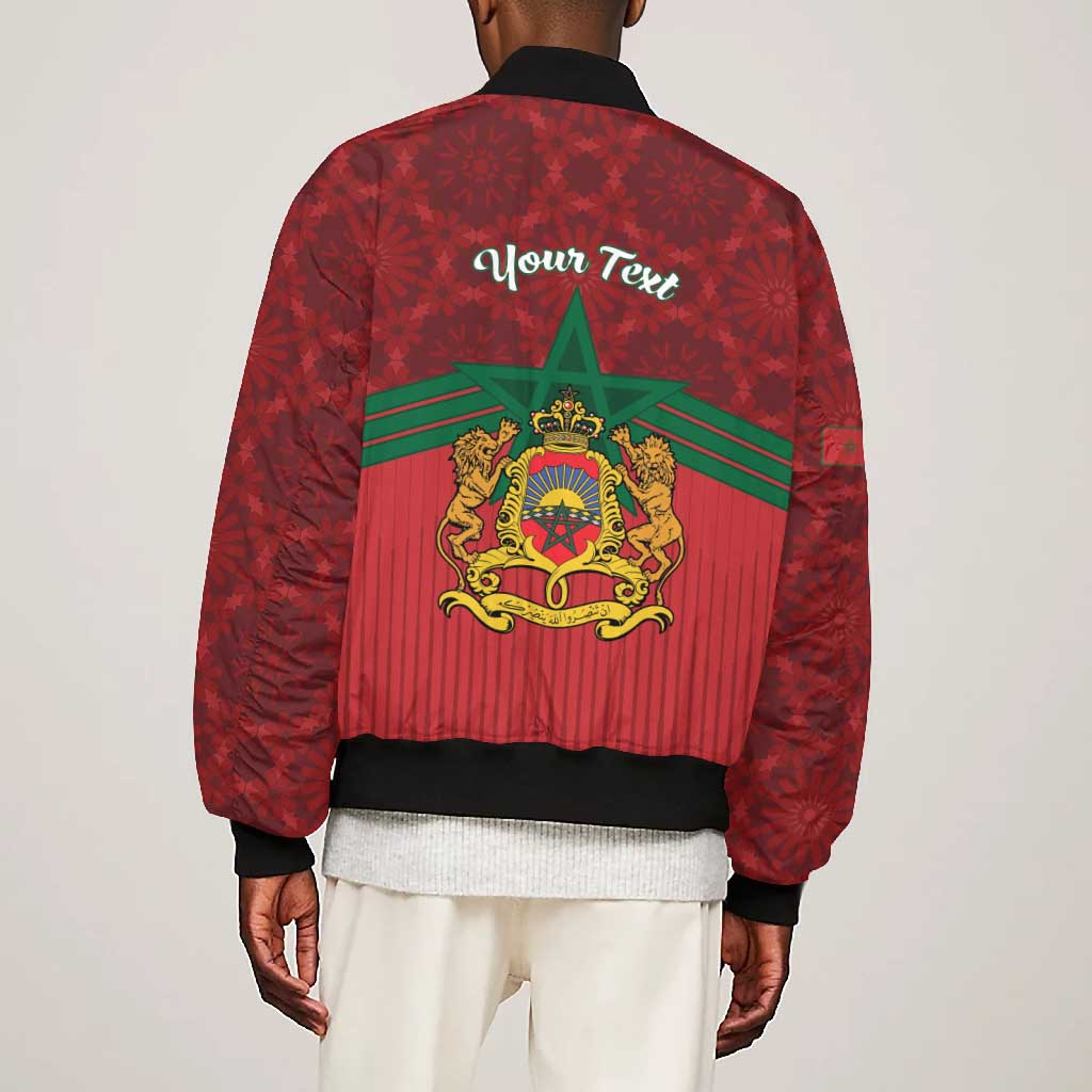 Personalized Afro Morocco Independence Day Bomber Jacket 1956 Proud Islamic Pattern - African Pride