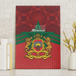 Afro Morocco Independence Day Canvas Wall Art 1956 Proud Islamic Pattern - African Pride