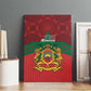 Afro Morocco Independence Day Canvas Wall Art 1956 Proud Islamic Pattern - African Pride