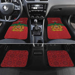 Personalized Afro Morocco Independence Day Car Mats 1956 Proud Islamic Pattern - African Pride