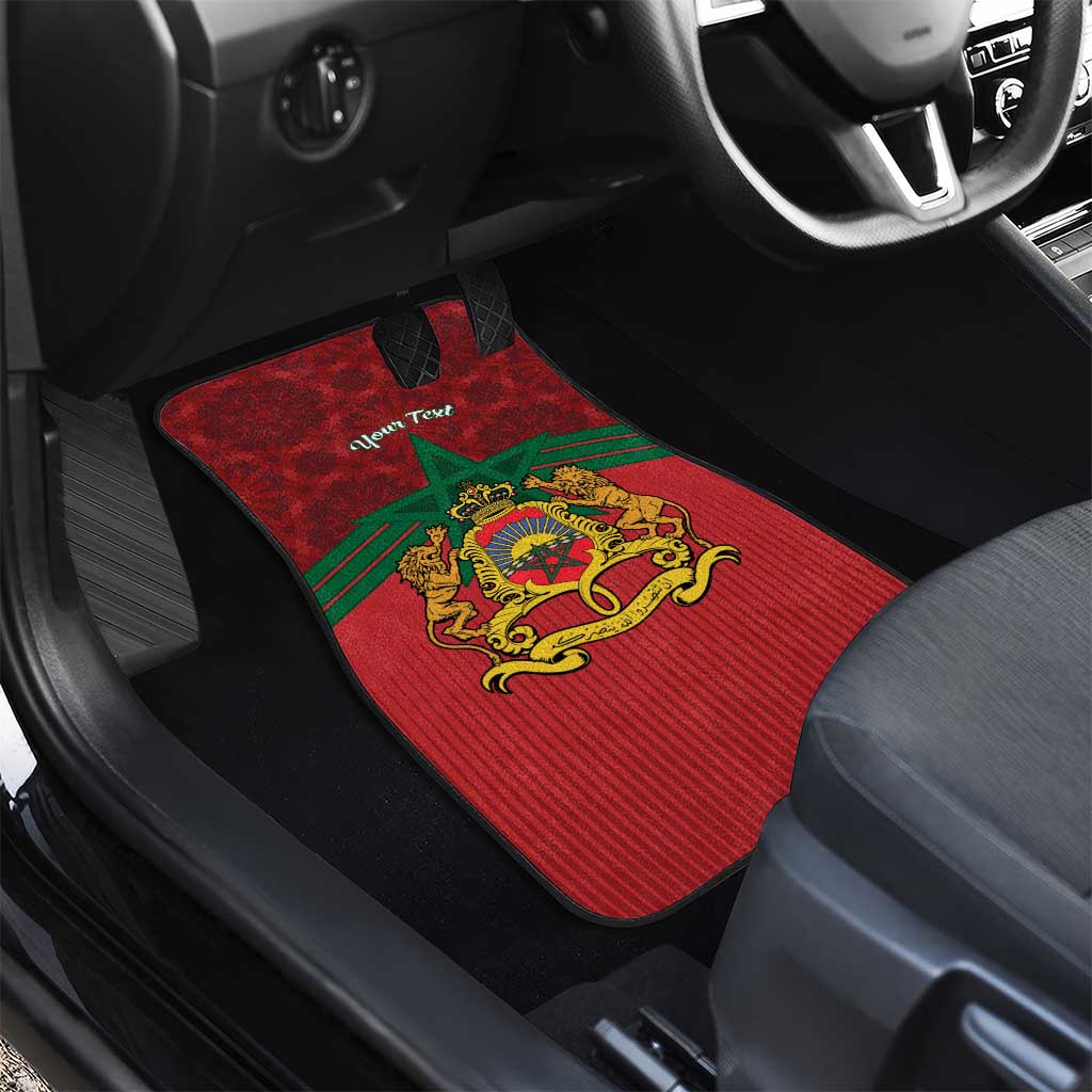 Personalized Afro Morocco Independence Day Car Mats 1956 Proud Islamic Pattern - African Pride