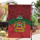 Afro Morocco Independence Day Garden Flag 1956 Proud Islamic Pattern - African Pride