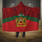 Afro Morocco Independence Day Hooded Blanket 1956 Proud Islamic Pattern - African Pride
