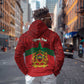 Personalized Afro Morocco Independence Day Hoodie 1956 Proud Islamic Pattern - African Pride