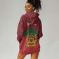 Personalized Afro Morocco Independence Day Hoodie Dress 1956 Proud Islamic Pattern - African Pride