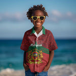 Personalized Afro Morocco Independence Day Kid Hawaiian Shirt 1956 Proud Islamic Pattern - African Pride