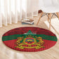 Afro Morocco Independence Day Round Carpet 1956 Proud Islamic Pattern - African Pride