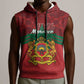 Personalized Afro Morocco Independence Day Sleeveless Hoodie 1956 Proud Islamic Pattern - African Pride