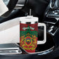 Personalized Afro Morocco Independence Day Tumbler With Handle 1956 Proud Islamic Pattern - African Pride