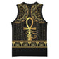 Afro Ancient Egypt Ankh and Eye Of Horus Basketball Jersey Egyptian Hieroglyphs - African Pride