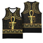 Afro Ancient Egypt Ankh and Eye Of Horus Basketball Jersey Egyptian Hieroglyphs - African Pride
