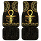 Afro Ancient Egypt Ankh and Eye Of Horus Car Mats Egyptian Hieroglyphs