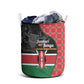 Afro Jamhuri ya Kenya Laundry Basket One People One Nation Massai Shuka Pattern - African Pride