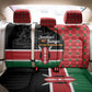 Afro Jamhuri ya Kenya Back Car Seat Cover One People One Nation Massai Shuka Pattern - African Pride