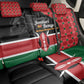 Afro Jamhuri ya Kenya Back Car Seat Cover One People One Nation Massai Shuka Pattern - African Pride