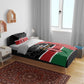 Afro Jamhuri ya Kenya Bedding Set One People One Nation Massai Shuka Pattern - African Pride