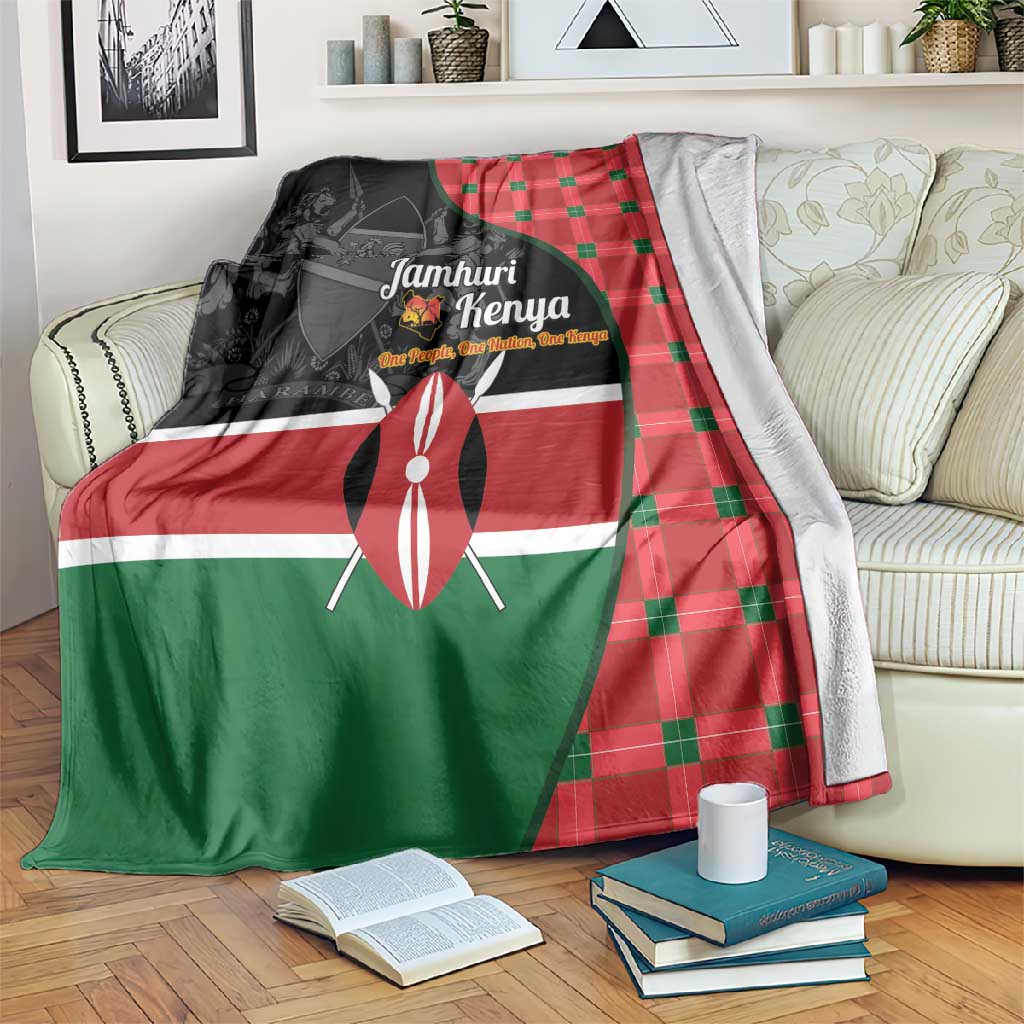 Afro Jamhuri ya Kenya Blanket One People One Nation Massai Shuka ...