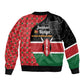 Afro Jamhuri ya Kenya Bomber Jacket One People One Nation Massai Shuka Pattern - African Pride