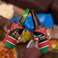 Afro Jamhuri ya Kenya 4 in 1 Can Cooler Tumbler One People One Nation Massai Shuka Pattern - African Pride