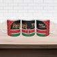 Kenya Jamhuri Day Ceramic Mug One People One Nation Massai Shuka Pattern