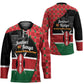 Kenya Jamhuri Day Hockey Jersey One People One Nation Massai Shuka Pattern