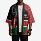 Kenya Jamhuri Day Kimono One People One Nation Massai Shuka Pattern
