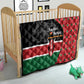 Afro Jamhuri ya Kenya Quilt One People One Nation Massai Shuka Pattern - African Pride