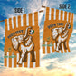 Custom Ivory Coast Football Garden Flag Les Elephants 3rd Champions Proud