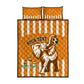 Custom Ivory Coast Football Quilt Bed Set Les Elephants 3rd Champions Proud