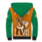 Custom Ivory Coast Football Sherpa Hoodie Les Elephants 3rd Champions Proud