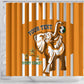 Custom Ivory Coast Football Shower Curtain Les Elephants 3rd Champions Proud