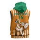 Custom Ivory Coast Football Sleeveless Hoodie Les Elephants 3rd Champions Proud - African Pride