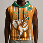 Custom Ivory Coast Football Sleeveless Hoodie Les Elephants 3rd Champions Proud - African Pride