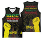 Juneteenth Freedom Day Basketball Jersey 1865 Black Independence African Pattern - African Pride