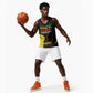 Juneteenth Freedom Day Basketball Jersey 1865 Black Independence African Pattern - African Pride