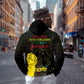Juneteenth Freedom Day Hoodie 1865 Black Independence African Pattern