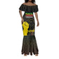 Juneteenth Freedom Day Mermaid Dress 1865 Black Independence African Pattern