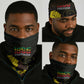 Juneteenth Freedom Day Neck Gaiter 1865 Black Independence African Pattern LT14