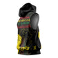 Juneteenth Freedom Day Sleeveless Hoodie 1865 Black Independence African Pattern - African Pride