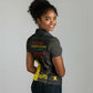 Juneteenth Freedom Day Women Polo Shirt 1865 Black Independence African Pattern