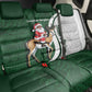 South Africa Christmas In July Back Car Seat Cover Geseende Kersfees Springbok Black Santa