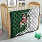 South Africa Christmas In July Quilt Geseende Kersfees Springbok Black Santa