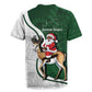 South Africa Christmas In July Rugby Jersey Geseende Kersfees Springbok Black Santa